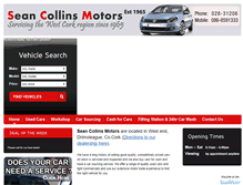 Tablet Screenshot of collinsmotors.ie